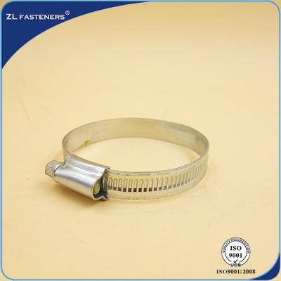 China Customized Size Screw Band Worm Gear Hose Clamp Stainless Steel Material for sale