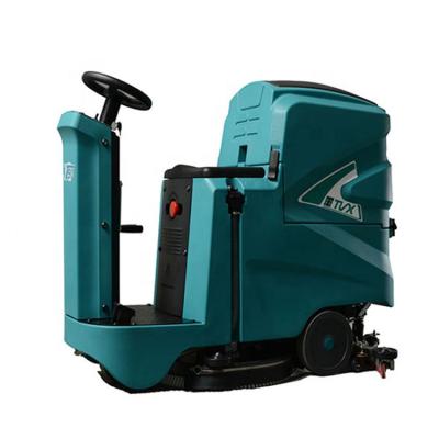 China Hotels ride on drive type robot scrubber dryer scrubber/large floor cleaner machine/electric tile scrubber for sale