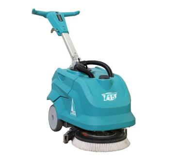 China Hotels Compact Floor Scrubber Walk Behind Scrubber Dryer /battery Floor Scrubber / Robot Floor Cleaning Machine for sale