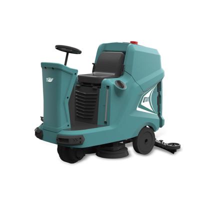 China Hotels High Efficiency Automatic Cleaning Equipment Floor Scrubber Turn On/Floor Burnisher / Scrubbing Machine for sale