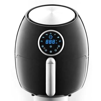 China Healthy way for frying oil free and oil free 80% less fat cheap digital control touch screen display air fryer for restaurants for sale