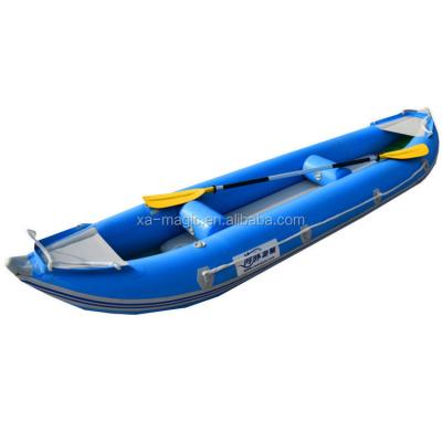 China Wholesale PVC Inflatable Fishing Kayak 2 Person for sale