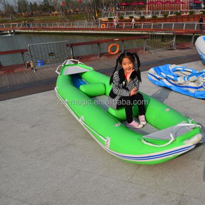 China Outdoor Sports Wholesale Price 2 Person PVC Inflatable Kayak for sale