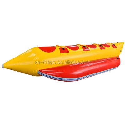 China Fun 4 Passengers Pleasure Inflatable Water Banana Boat Towable Tube For Sale for sale