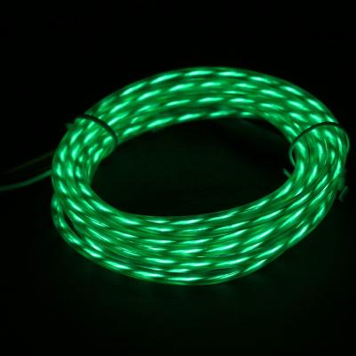 China 2.3mm Glowing EL Wire Led Light Rope EL Cable Glowing EL Chasing Wire Dfg for sale