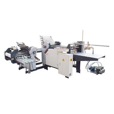 China Factory 10+4+1 Cheap Magazine Folding Machine , Large Size Automatic Paper Folding Machine for sale