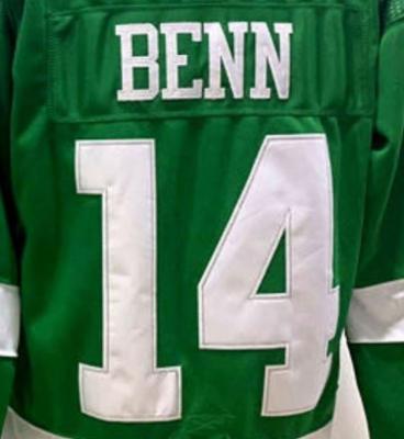 China Shirts & Tops Dallas Jamie Benn Green 2020 Winter Classic Pitched National Hockey Jersey for sale