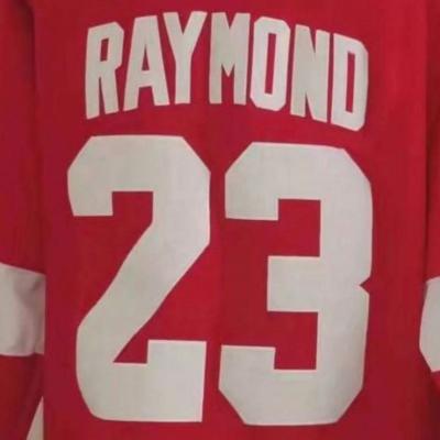 China Shirts & Detroit Lucas Raymond Red Best Quality Stitched National Hockey Jersey Tops for sale