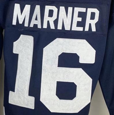 China Shirts & 2022 National Hockey Jersey Quilted Tops Classic Toronto Mitchell Marner Navy Heritage Best Quality for sale