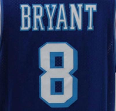 China Bryant Blue Best Quality Stitched Antibacterial Basketball Jersey #24 Yellow City Edition for sale