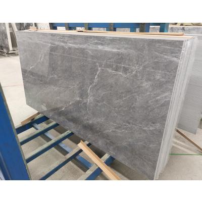 China Modern High Grade Middle Floor Gray Agglomerated Stone Wall for sale