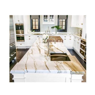 China Contemporary italian calacatta gold marble countertops, calacatta oro marble tiles for sale