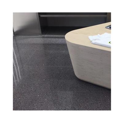 China Modern Styles Chinese Dark Brown Terrazzo Floor Tiles for sale