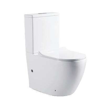 China New YIDA Double-Flow Ceramic WaterMark Rimless Toilet Bowl Floor Mounted for sale