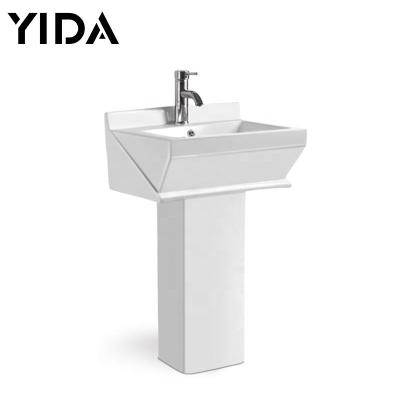 China Chinese Wash Hand Sink Stand Up Sanitary Ware Bathroom Sink for sale