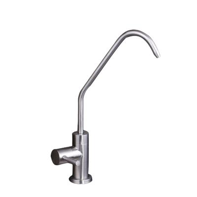 China Electric Faucets SS 304 Material Single Handle Water Flow Kitchen Sink Faucet Wash Cold Soft Hand Kitchen Mixer for sale