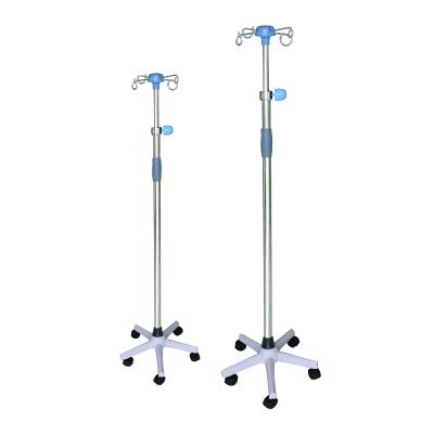 China RC-LK5-4 hospital stainless steel hospital iv stands medical infusion holder drip hook for sale