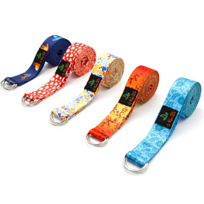 China Great Durability Good Quality Fitness Cotton Yoga Strap Strap for sale