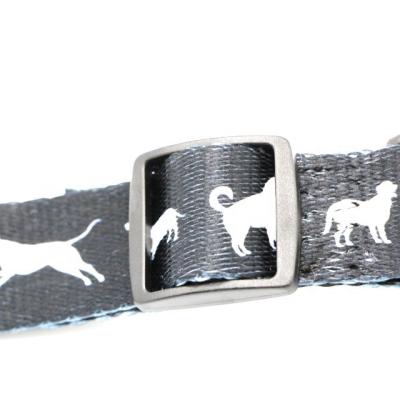 China Free sample print template personalized custom logo dog collar for sale