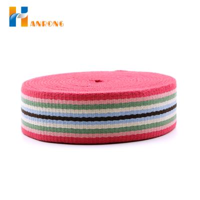 China Viable Custom Size and Logo Garment Accessories Solid Tape High Tenacity Woven Ribbon Webbing for sale