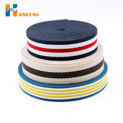 China Sustainable Customized Eco - Friendly Polyester Cotton Webbing For Home Textile for sale