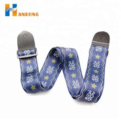 China Long Durability Fashionable Guitar Strap Jacquard Woven Weave Folk Style Electric Guitar Strap for sale