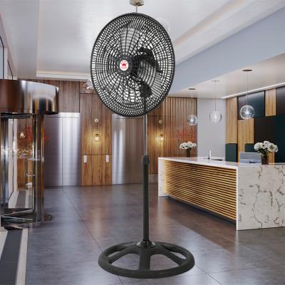 China 18 Inch Wall Fan 360 Degree Rotation AC Power Source Classic Plastic Grill Rack Electric Fans for sale