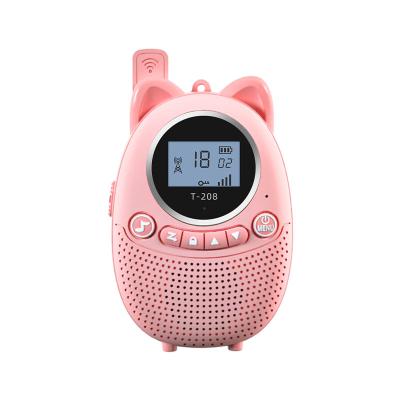 China Talkie - ABS+PC Kids Gift 1km Long Range Walkie Talkies Handheld Walkies With Pink / Blue Two Colors for sale