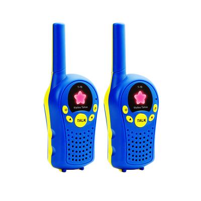 China Popular Blue Wireless Mini Talking Long Range Audio Intercom Walkie Talkie For Kids Birthday/New Year/Christmas Gifts for sale