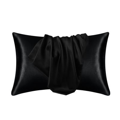 China Factory direct sale anti-static washed silk satin pillow cover for sale