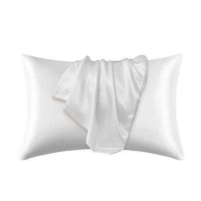 China Custom Made Anti-static Popular Silk Wrap Style Silk Pillow Cover Satin Pillow Cover for sale