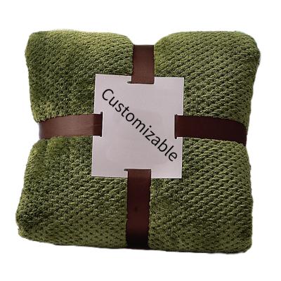 China Sustainable Army Green Pineapple Blanket Bath Spa Hotel for sale