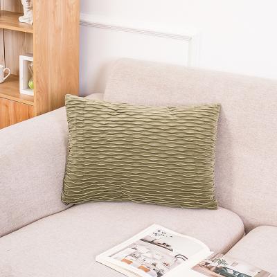 China Anti-static Simple Style Solid Color Pillow Core Cotton Pillow Midday Break Neck Protector Single Sheer Pillow Cover for sale