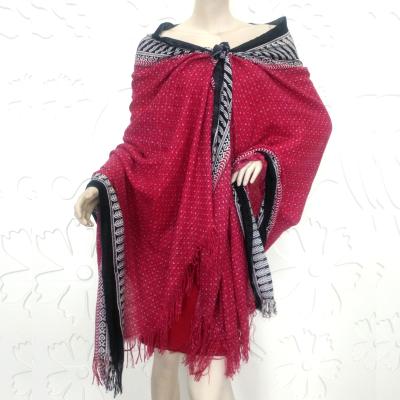 China Ladies Fashion Long Polyester Herringbone Shawl for sale