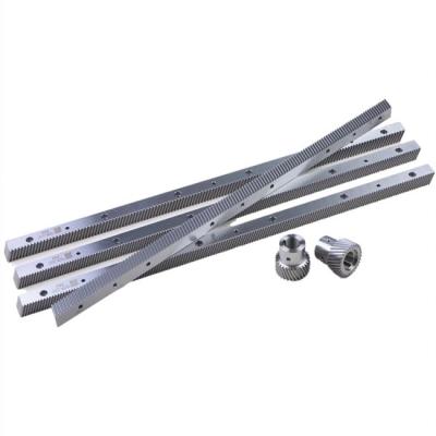 China Silver Machinery M1.5 20*20 Rack And Link Hardened Rack Gears For CNC Router for sale