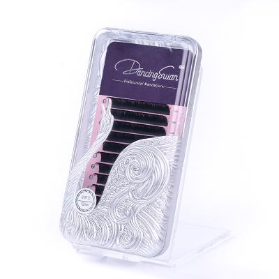 China Natural Handmade Russian Silk Luxury Long Fan Volume Eyelash Extensions for sale