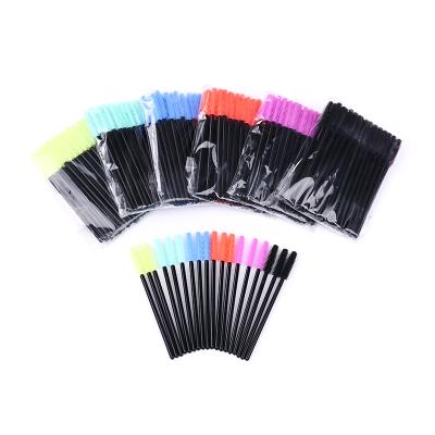 China Sweep Over Plastic DancingSwan Eyelash Strip Eyelash Brush Colorful Eyelash Extension Brush False Eyelash Brush for sale