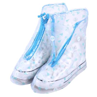 China Wear-resistant adult rain cover shoe tube shoe cover thickening non-slip rainproof high rainproof cover shoe for sale