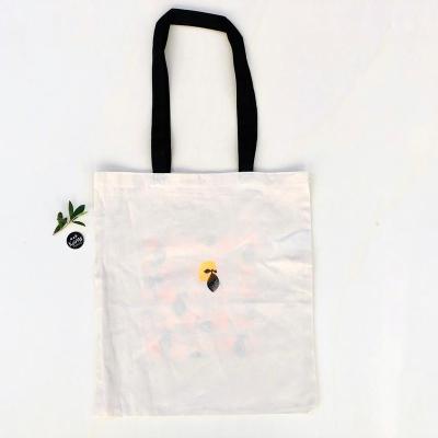 China Eco-friendly Reusable Silk screen canvas bag High quality canvas bag for sale