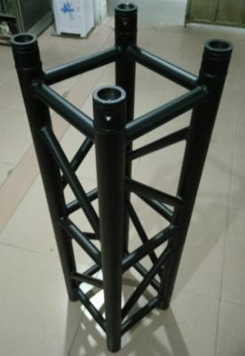 China Black  Aluminum Spigot Stage Truss 300*300*1m Size For Indoor Show And Events for sale