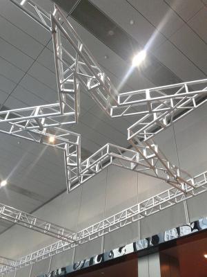 China Silver Aluminum Circle Truss / Star Arch Truss For Lighting for sale