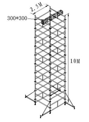 China Braguero de aluminio de la etapa de la luz de calidad superior de la caída con 6082-T6 la longitud de aluminio 2*2*2m m en venta