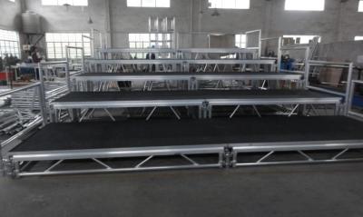 China Toughened Glass Movable Stage Platform / Temporary Stage Platforms for sale