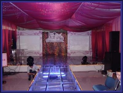 China Silver Color  1.22*1.22/1m*1m/1m*2m  4 level Adjustable  Acrylic Stage Platform for sale