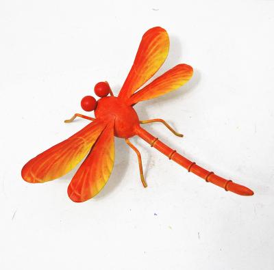 China European New Design Art Metal Dragonfly Garden Wall Decorative Garden Sculptures for sale