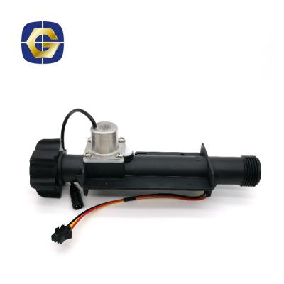 China General DC3V DC3.6V G3/4 Inch With Flow Meter Solenoid Valves For Garden Irrigation Timer System for sale