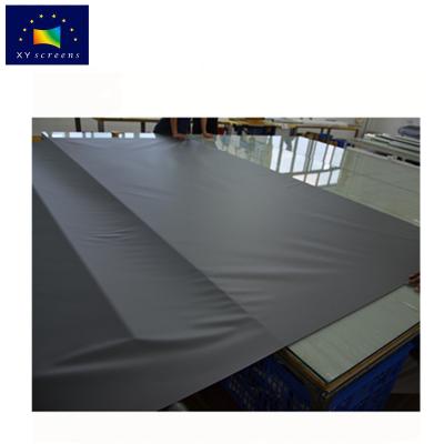 China OEM/ODM Factory Only Fabric 100m Long 3.66m Wide Ambient Light Rejecting Black Crystal Diamond Projection Screen Fabric for sale