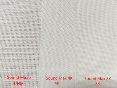 China OEM/ODM Only fabric Woven Acoustic Transparent Projection Screen Fabric With 4K/8K Home Theatre Speaker Sound Max screen for sale