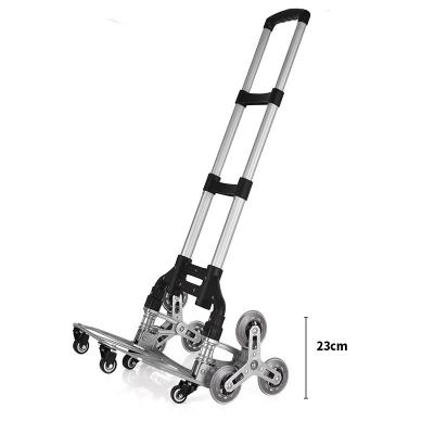 China Hot Selling Foldable Climbing Wheels Hand Trucks Aluminum Alloy Material With Cheap Customizable Stair Climbing Wheels for sale