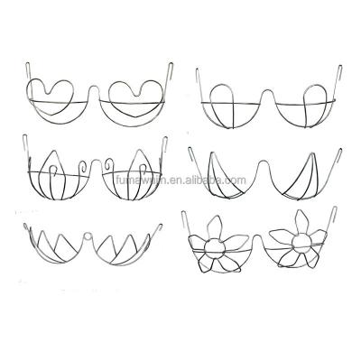 China Wholesale 10PCS Viable Per Spell Rhinestone Applique Bra Stand Metal Samba Carnival Bra Frame for sale